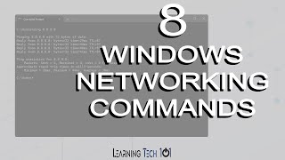 8 Windows Networking Commands [upl. by Tsai392]