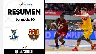 UCAM Murcia  Barça 8273 RESUMEN  Liga Endesa 202324 [upl. by Lucias593]