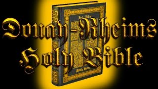 ♛DouayRheims Holy Bible  Genesis Part 1✠ [upl. by Dorrej]