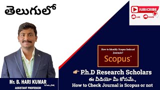 how do you check journal is Scopus or not scopus scopusjournals scopusindexedjournals [upl. by Chadd907]