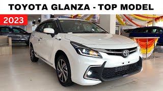 New Toyota Glanza Top Model  BETTER THAN MARUTI BALENO [upl. by Nairoc643]