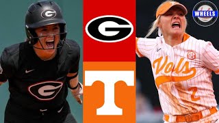 3 Georgia vs 4 Tennessee Highlights  2024 College Softball Highlights [upl. by Rickie720]