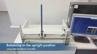 Swingup and balancing control of an inverted pendulum mechanism [upl. by Vola]