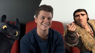 Alex Høgh Andersen on his role in How to Train Your Dragon 3  kinodk interview [upl. by Stefania980]