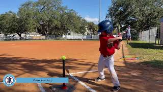 Tee Ball Academy  Base Running Station [upl. by Kandy]