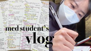 의대생 정신과 시험기간 vlog  📝A4 정리본 활용법 [upl. by Dibb]