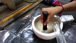 Preparation of olive oil emulsion [upl. by Atteyek]