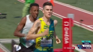 JAKOB INGEBRIGTSEN 34373 Bowerman Mile Prefontaine Classic Diamond League [upl. by Bryana]