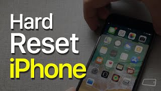 ⛔️ Como fazer um reinício forçado no iPhone hard reset [upl. by Ilagam]