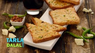 चिल्ली चीज टोस्ट Chilli Cheese Toast by Tarla Dalal [upl. by Ardnaeel]