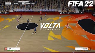 FIFA 22 Volta Football Gameplay  Arsenal vs Manchester United [upl. by Nnoved632]