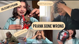 Jolo Chips prank  Prank gone wrong duniya ki sabse zyada mirche [upl. by Perlie]