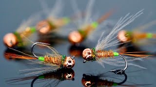 Fly Tying Tutorial  CDC nymph for trout and grayling  Killer Euro Nymphing [upl. by Ahseinek418]