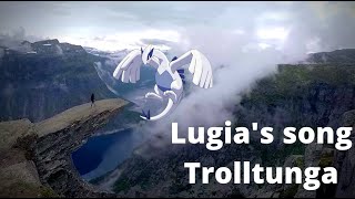 Lugias Theme Song Trolltunga  Flute cover  Harmony Disturbed  Pokémon 2000  by Daniela Mars [upl. by Atnoled]