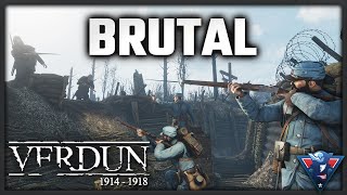 BRUTAL TRENCH COMBAT  Verdun Gameplay [upl. by Leanor]