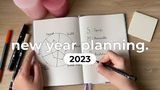 How To Set Goals for 2023 and ACHIEVE them  Plan with me for the new year  2023 PLANNING [upl. by Rebbecca]