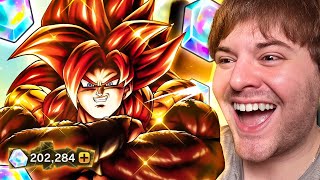 Dragon Ball Legends 200K CC LIVE SUMMONS FOR ULTRA SUPER SAIYAN 4 GOGETA [upl. by Goldshell]