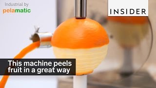 This machine peels oranges in the most perfect way [upl. by Cannon]