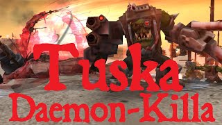 Warhammer 40 000 LORE  Tuska DaemonKilla  Nejšťastnější ork v galaxii [upl. by Eixela880]