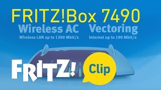 FRITZ Clip – FRITZBox 7490  the top model for Internet telephony and multimedia [upl. by Adahsar]