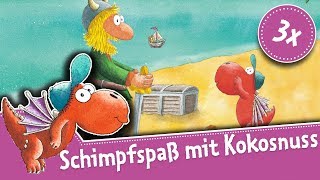 Schimpfen wie der kleine Drache Kokosnuss  lustige Schimpfworte für Kinder – Drei Videos [upl. by Wrand]