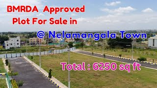 BMRDA  NPA Approved sites for sale in nelamangala town 98452 66226 99642 82555 [upl. by Arahs]