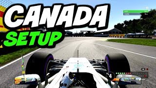 F1 2017 CANADA HOTLAP  SETUP 110036 [upl. by Marge]