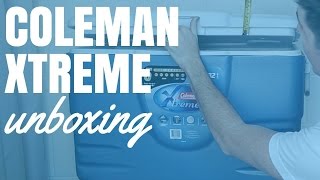 Coleman Xtreme 5Day Cooler Unboxing and Initial Review [upl. by Odlavu]