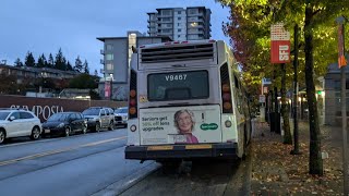 Translink CMBC 9467 on the 144 to Metrotown station [upl. by Latta]