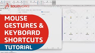 Mouse Gestures and Keyboard Shortcuts  SOLIDWORKS User Tips and Tricks [upl. by Sev997]