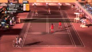 Virtua Tennis 2009 Doubles live play 2 [upl. by Meluhs]