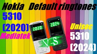 Nokia 5310 2024 Default ringtones [upl. by Yoshio]