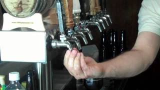 Filling bottles from the Perlick taps on my kegerator [upl. by Assirrac]