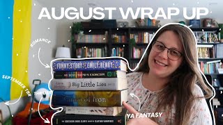 august reading wrap up 😎 7 books  september tbr 🦋 [upl. by Barbabas]