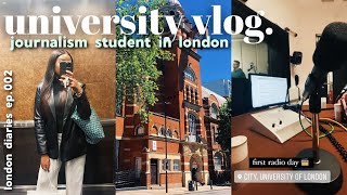 A DAY IN THE LIFE AT UNIVERSITY  Journalism Student in London 🇬🇧 [upl. by Friedrich]