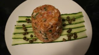 Salmon Tartare JapaneseEuropean Seafood Fusion  Jans Kitchen  Jan Tom Yam [upl. by Otis]