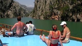 Türkei  Side  Manavgat Wasserfälle  Bootsfahrt auf dem Stausee  Türkische Riviera [upl. by Granthem]