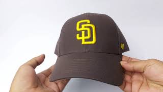 47 BRAND CAP MVP SAN DIEGO PADRES MLB BROWN [upl. by Mikaela335]