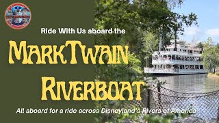 Ride With Us Aboard the Mark Twain Riverboat at Disneyland wdwreflectionspodcast [upl. by Rozek650]