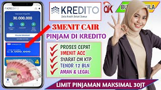 Pinjaman KREDITO  Cara Pinjam Uang di Kredito Terbaru  Pinjaman Online Mudah Cair [upl. by Ellswerth]