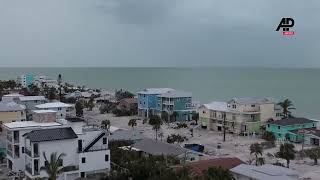 Drone footage shows damage to Manasota Key from Hurricane Milton [upl. by Ahsiemat591]