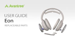 How to Replace the Ear Pads on Bluetooth Headphones  Avantree Eon Replaceable Parts [upl. by Roderigo]