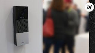 HandsOn Netatmo HomeKit Smart Video Doorbell at CES 2019 [upl. by Tarrah]