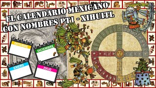 Calendario Azteca Pt1  Xihuitl Calendario Mexicano con Nombres [upl. by Faun472]