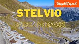 Iconic Stelvio Pass from both sides  back to back [upl. by Eurd]