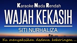 Wajah Kekasih  Siti Nurhaliza ‼️Karaoke Lower Key 🎤Nada Rendah‼️ [upl. by Sylvanus]