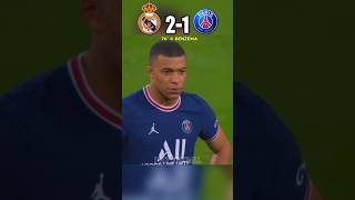 Real Madrid 🇪🇸 VS PSG 🇫🇷 UCL 2022 Mbappe Offside Benzema Aura [upl. by Zed]