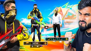 FINALLY TECHNO BHAI amp SATVIK PLAYS FREE FIRE [upl. by Utta]