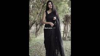 Black saree😩🤌 reelsbysabiha bangladesh sabiha rodela video song [upl. by Nodnorb]