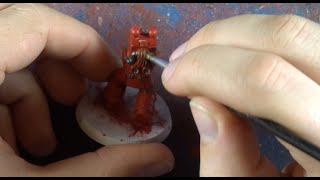 World Eaters Terminators Warhammer 40K Painting Video [upl. by Yatnoj553]